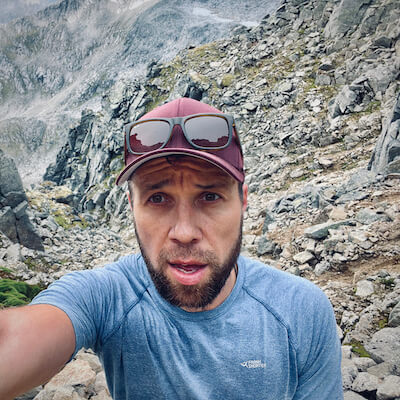 Markus climbing the mountain, profile photo