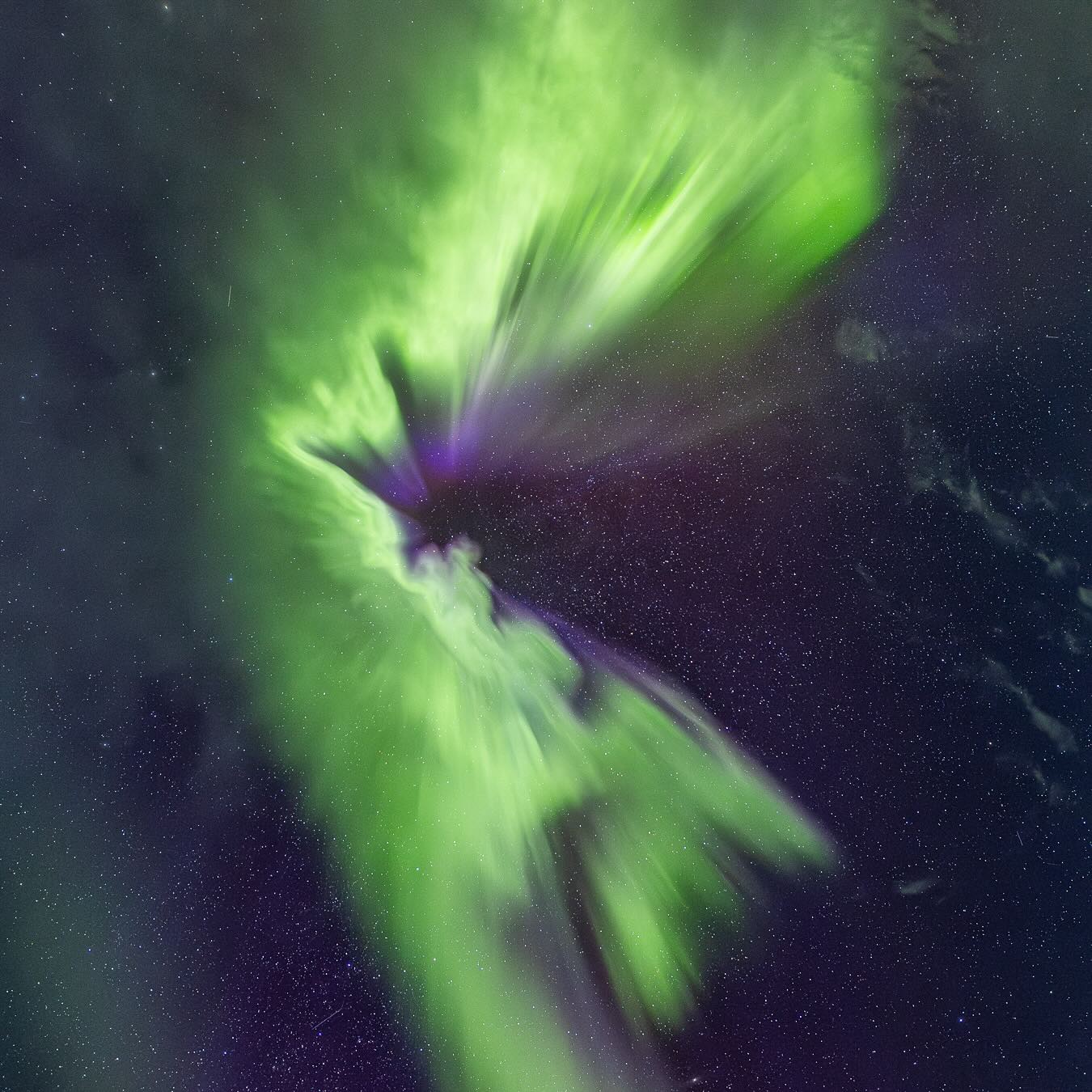 Season opener! ❄️✨ The very first Northern Lights tour rolls out today. 🌌 Thank you to those joining us tonight, and to future adventurers — we can’t wait to share the magic. 💜