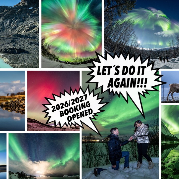 We are prepping heavy to bring joy to your lives again next winter season with our well-polished tours. We don´t invent something new every year, but rather find ways to become better and better at stuff, we already do. So you'll see more of the similar stuff, we have already have shown you the past 10+ years. 🔥 Aurora tours with expert guides and some of the highest success rate in the industry, let's go! 

#northernlights
#auroraborealis
#aurorachasing
#tromso
#visitnorway
#arcticnorway
#northernlightstour
#bucketlisttravel
#arcticadventure
#smallgrouptour
#winter2026
#travel2026
#norwaybucketlist
#nightphotography